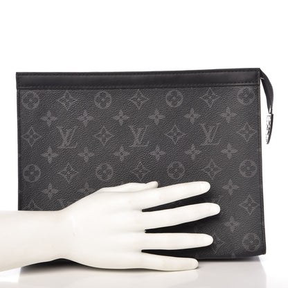 Louis Vuitton Monogram Eclipse Pochette Voyage MM 2 of 7