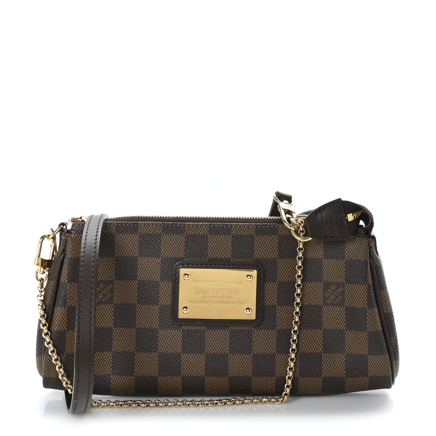 Louis Vuitton Damier Ebene Eva Clutch 1 of 9