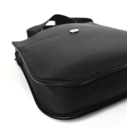 Loro Piana Grained Calfskin Fleur Crossbody Black 6 of 9