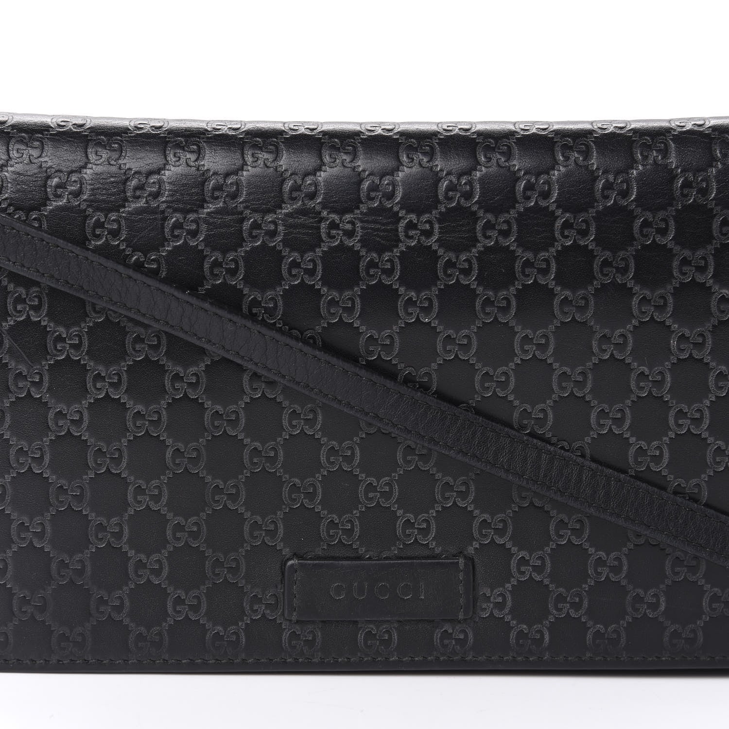 Gucci Microguccissima Crossbody Wallet Black 14 of 15