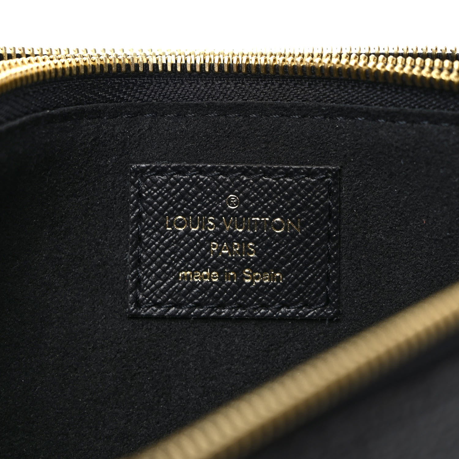 Louis Vuitton Monogram Giant Jungle Pochette Double Zip Black 5 of 8