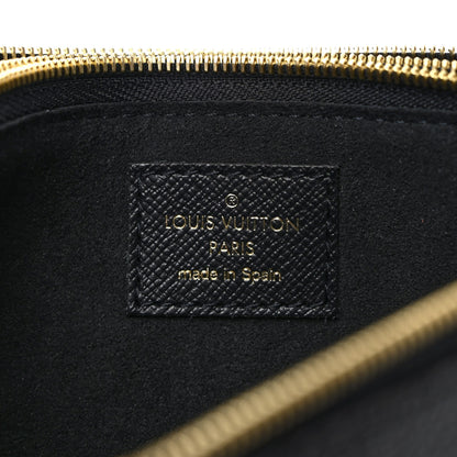 Louis Vuitton Monogram Giant Jungle Pochette Double Zip Black 5 of 8