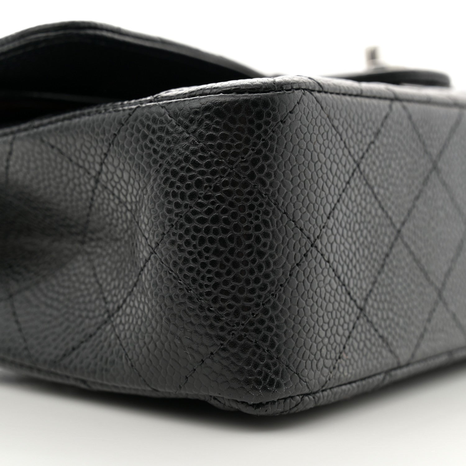 Chanel Caviar Quilted Medium Double Flap Black 9 of 10