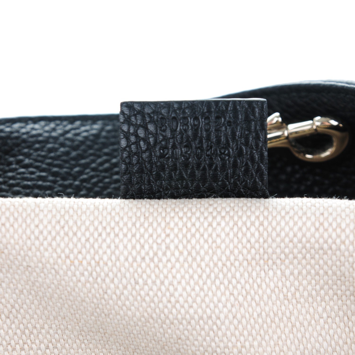 Gucci Pebbled Calfskin Medium Soho Chain Shoulder Bag Black 7 of 7