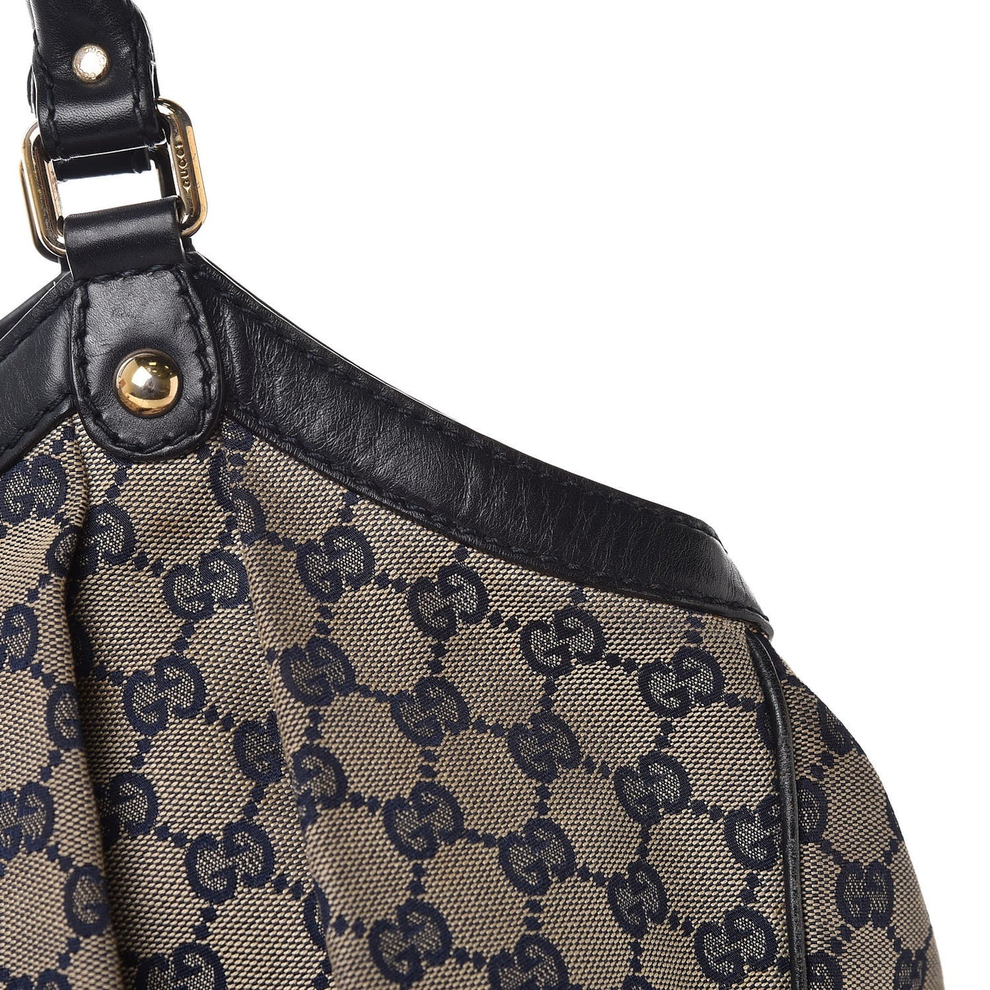 Monogram Calfskin Large Sukey Tote Beige Blue