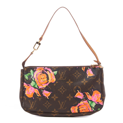 Louis Vuitton Monogram Roses Pochette Accessories 1 of 9