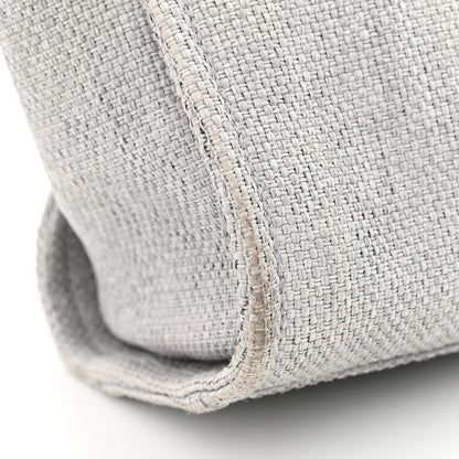 Chanel Woven Straw Raffia Small Deauville Tote Grey 10 of 10