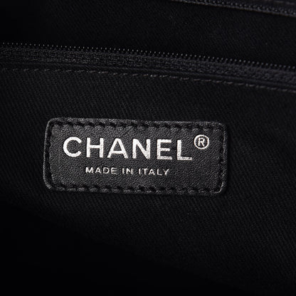 Chanel Calfskin Quilted Top Handle Bag Black 6 of 13