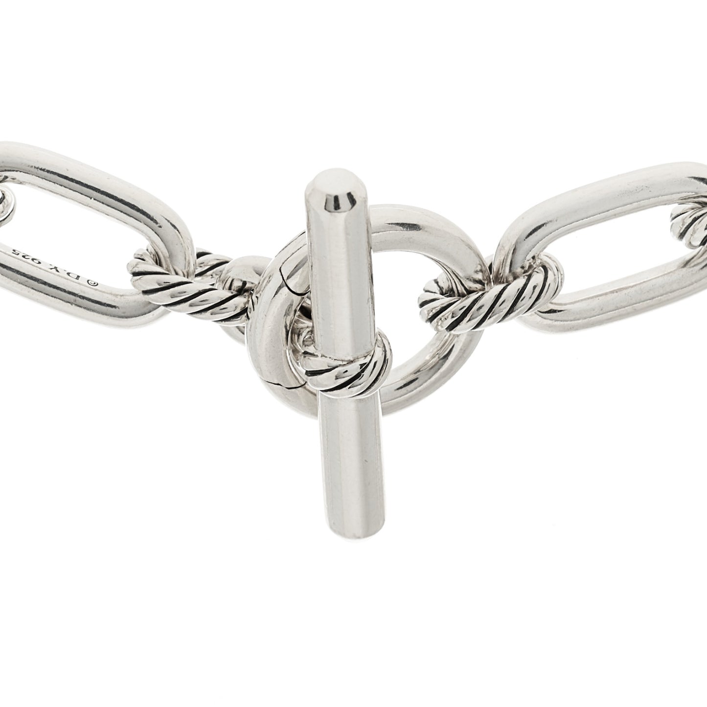 Sterling Silver 11mm Madison Chain Toggle Necklace