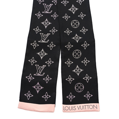 Louis Vuitton Silk Monogram LV Mahina Flight Mode Bandeau Blue Pink 2 of 3