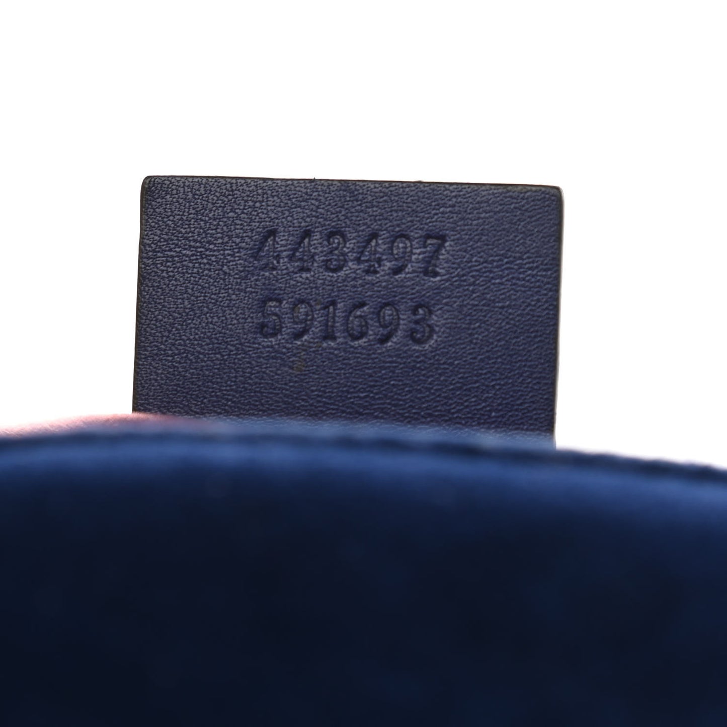 Velvet Matelasse Small GG Marmont Shoulder Bag Cobalt Blue