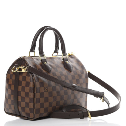 Louis Vuitton Damier Ebene Speedy Bandouliere 25 3 of 12