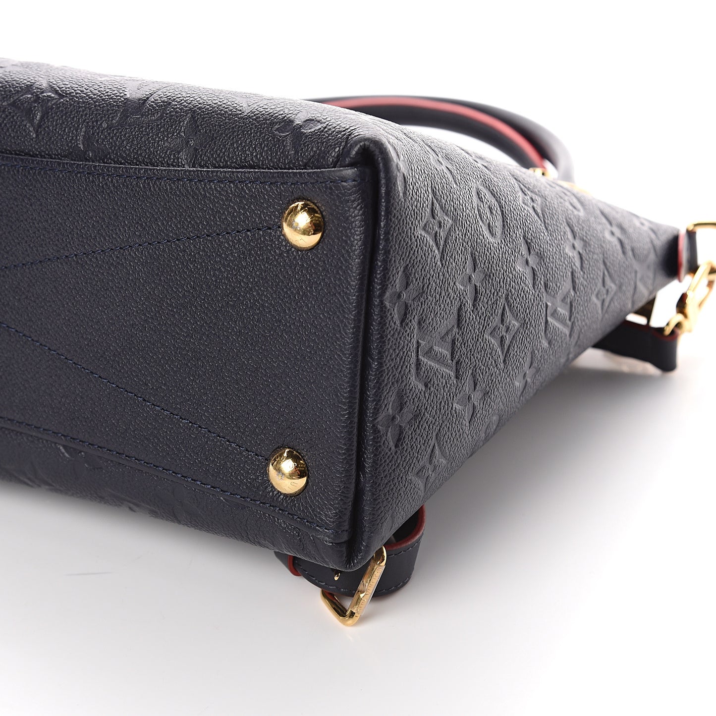 Empreinte V Tote MM Marine Rouge