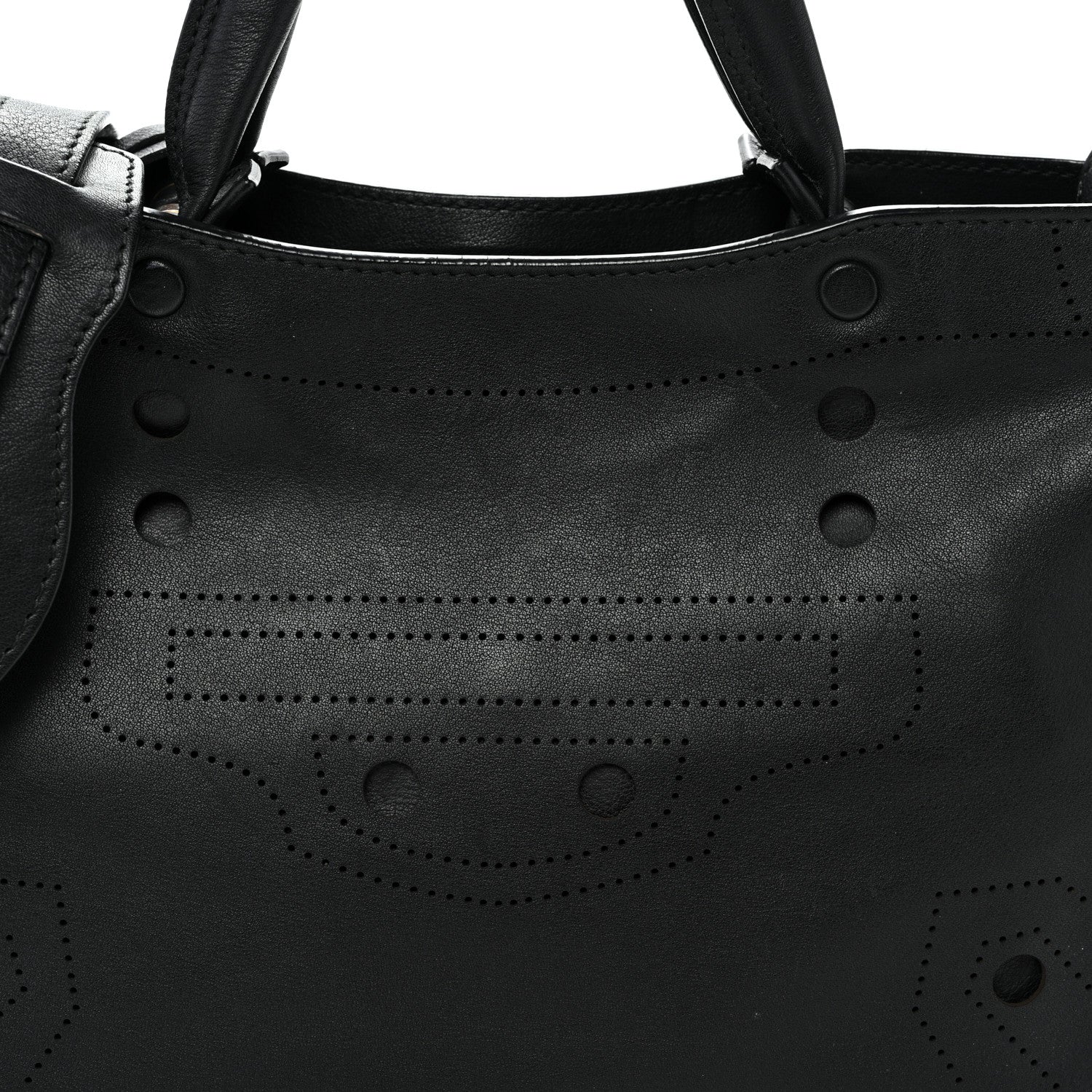 Balenciaga Veau Soyeux Perforated Blackout Hardware S City Black 8 of 11