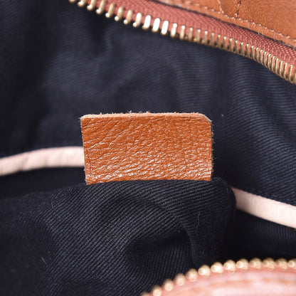 Chloe Sheepskin Stitched Small Paraty Caramel 9 of 22