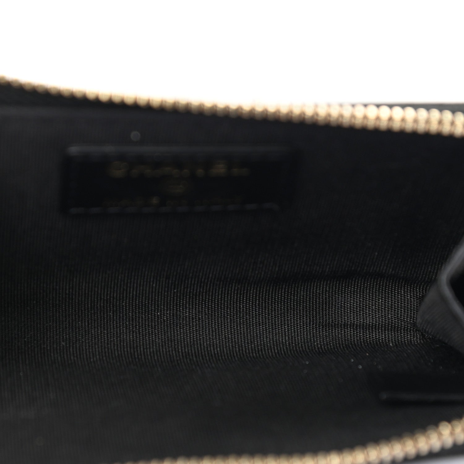 Chanel Caviar Camellia Embossed Key Holder Case Black 5 of 7