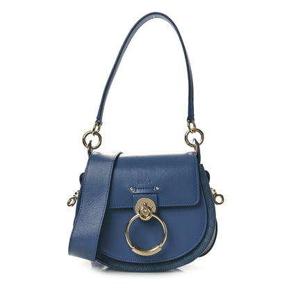 Chloe Calfskin Small Tess Bag Deep Ocean Blue 1 of 9