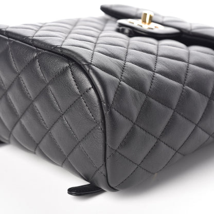 Chanel Calfskin Quilted Mini Urban Spirit Backpack Black 6 of 10