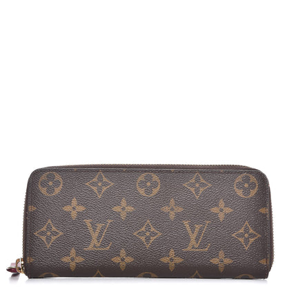 Louis Vuitton Monogram Clemence Wallet Fuchsia 1 of 17