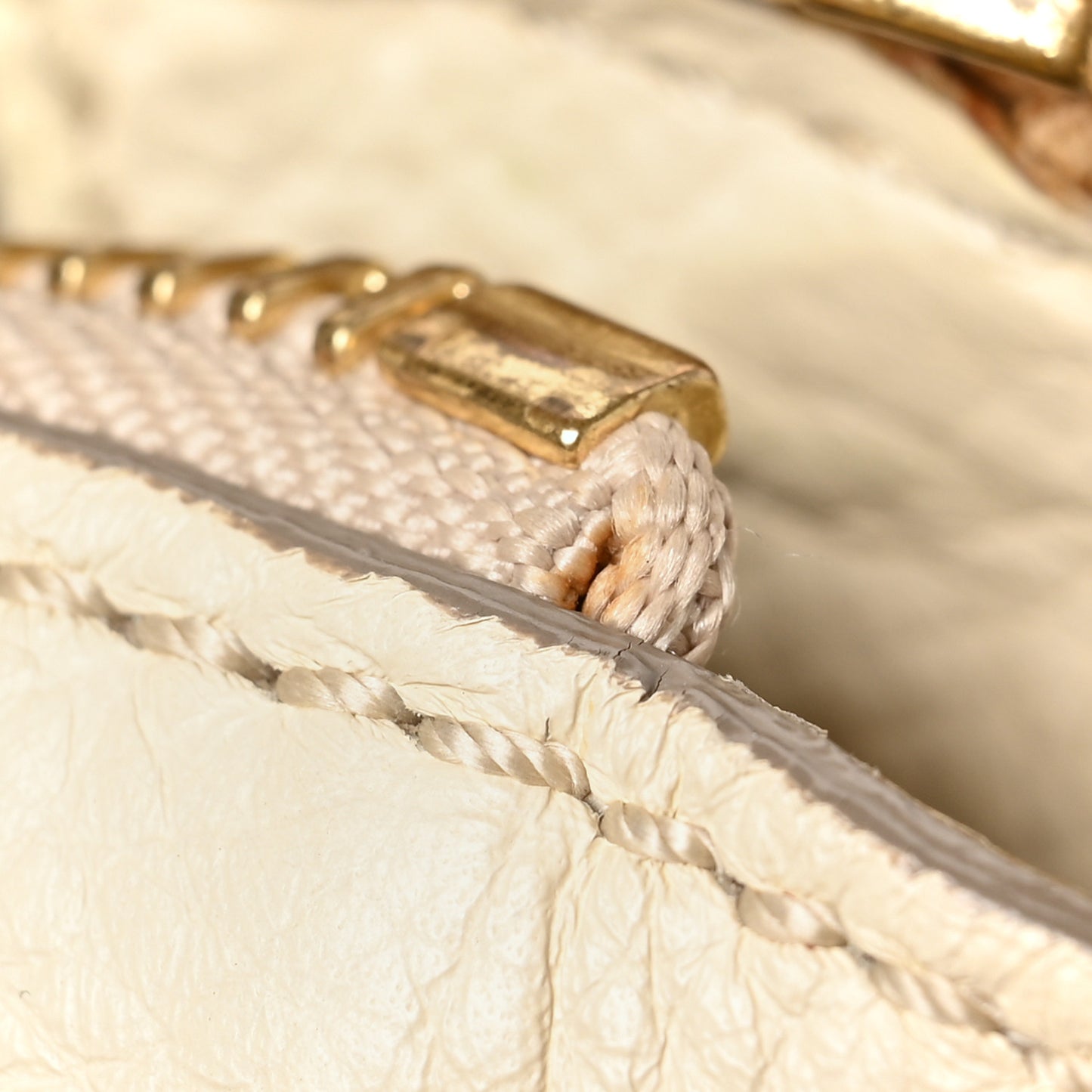 Calfskin Medium Marcie Satchel Cream