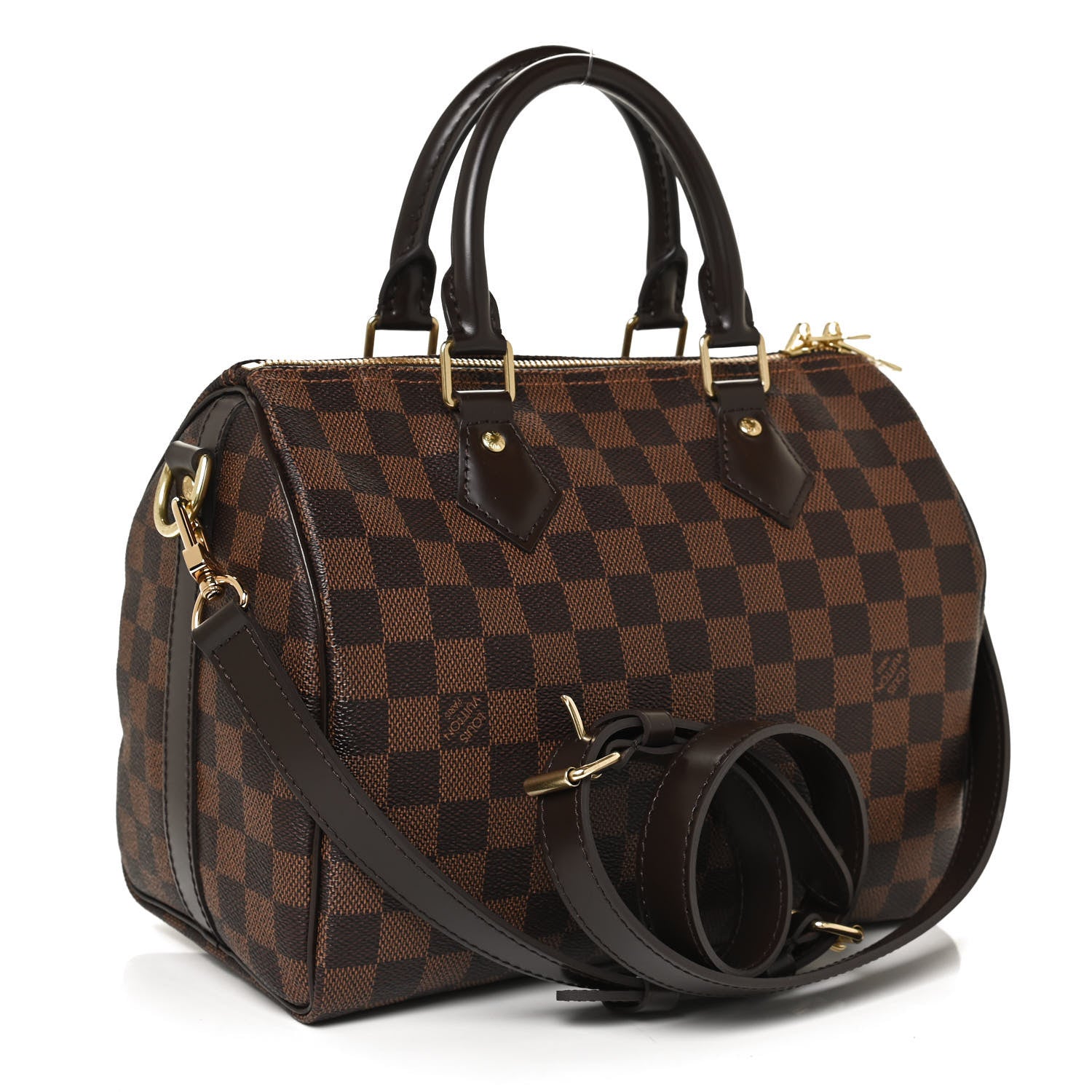 Louis Vuitton Damier Ebene Speedy Bandouliere 25 3 of 10