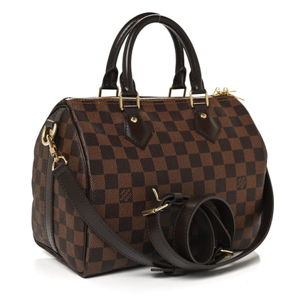 Louis Vuitton Damier Ebene Speedy Bandouliere 25 3 of 10