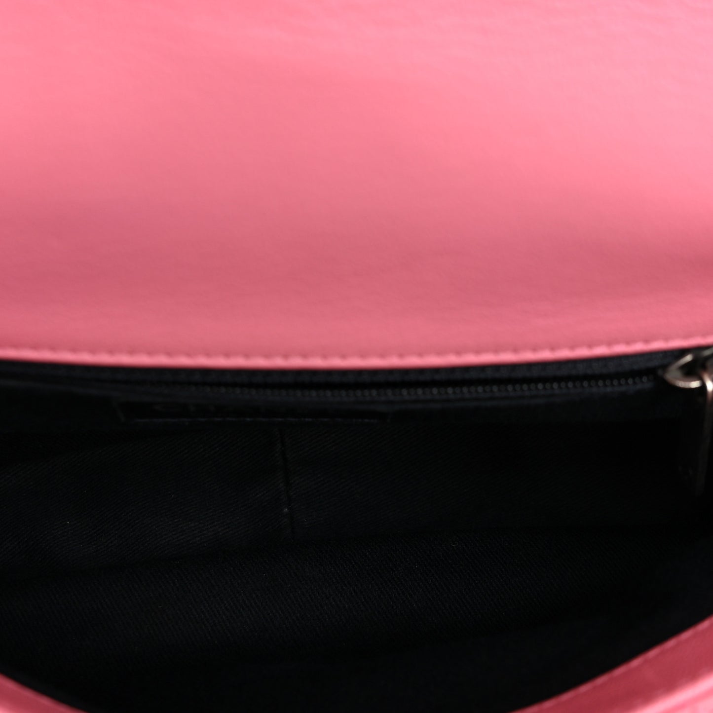Shiny Goatskin Quilted Small Double Carry Waist Chain Flap Pink