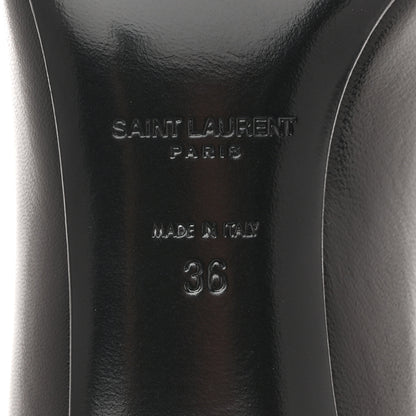 Saint Laurent Calfskin Anja 85 Pumps 36 Black 8 of 10