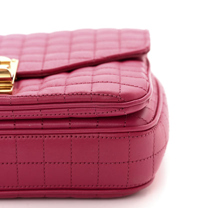 Celine Calfskin Quilted Small C Bag Pink 12 of 15
