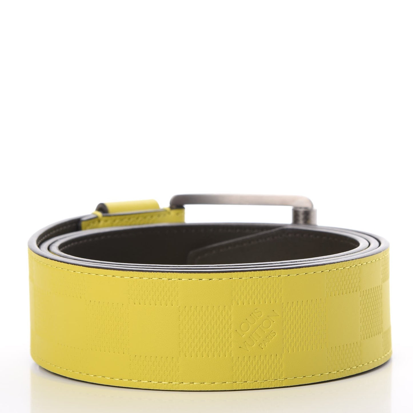 Damier Infini 40mm Belt 100 40 Vert Acide