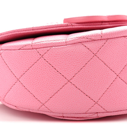 Chanel Caviar Quilted Mini Messenger Flap Light Pink 8 of 9