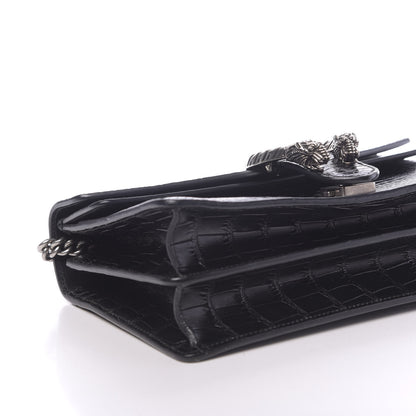 Gucci Crocodile Small Dionysus Shoulder Bag Black 8 of 13