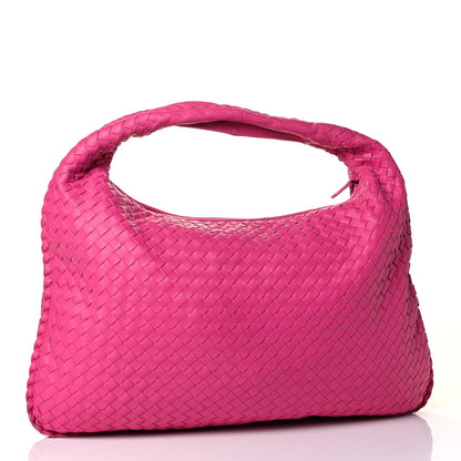 Bottega Veneta Nappa Intrecciato Large Veneta Hobo Rosa Shock 2 of 6