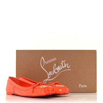 Christian Louboutin Patent Mamadrague Flats 37 Sunrise 8 of 8