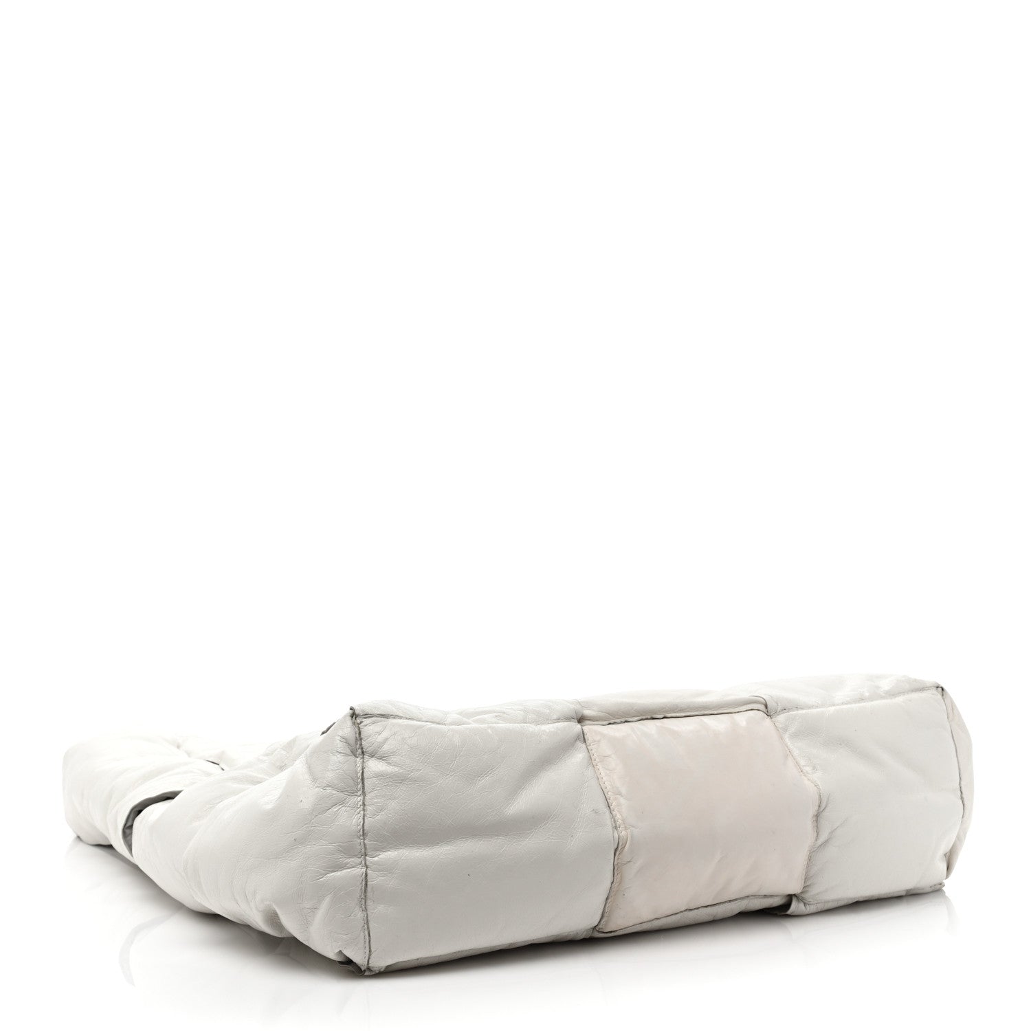 Bottega Veneta Lambskin Intrecciato The Squash Padded Tote Chalk 5 of 21