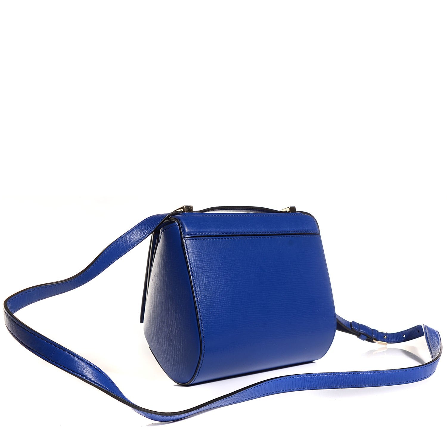 Givenchy Textured Calfskin Mini Pandora Box Crossbody Bag Blue 3 of 7