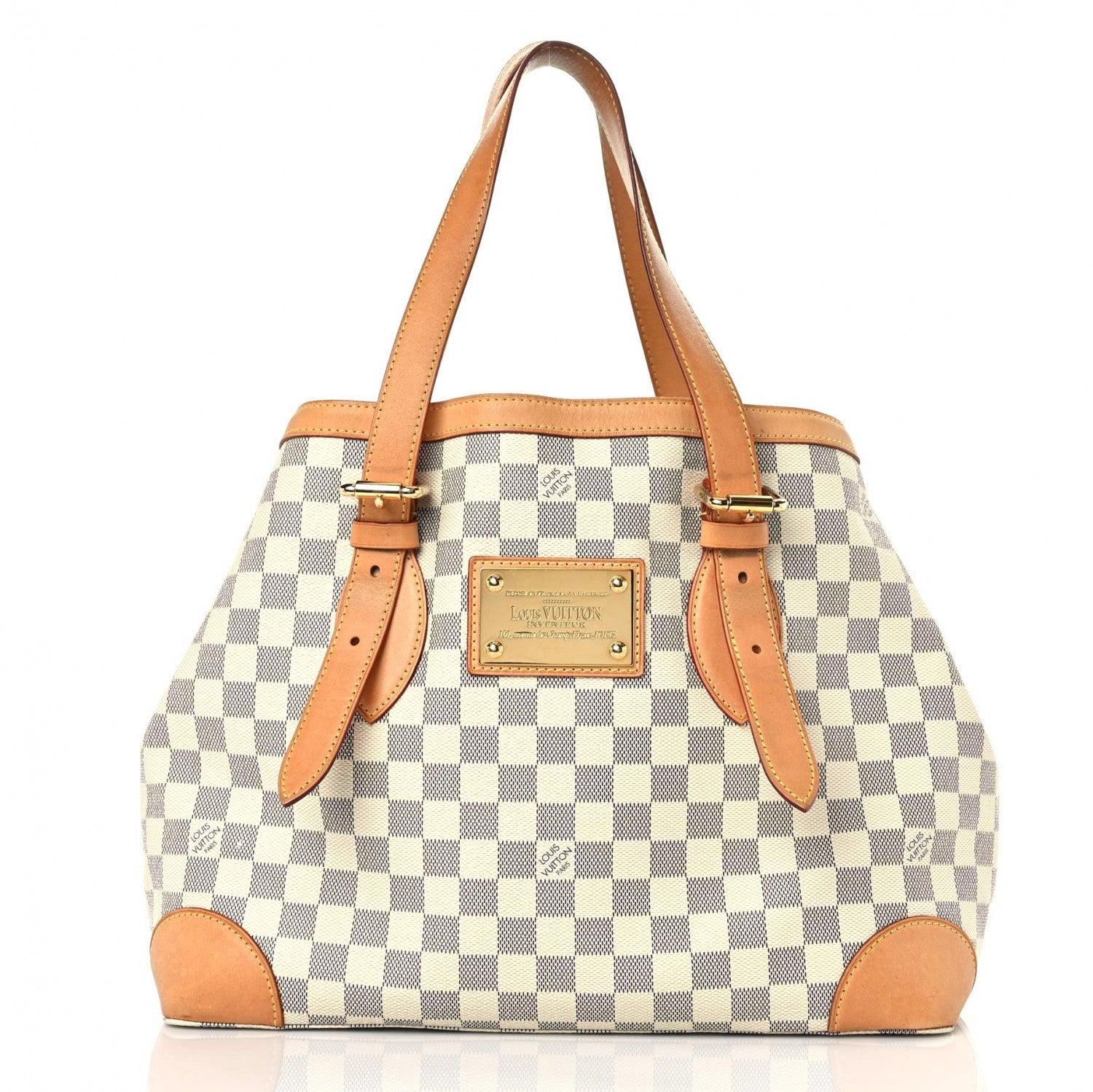 Louis Vuitton Damier Azur Hampstead MM 1 of 25