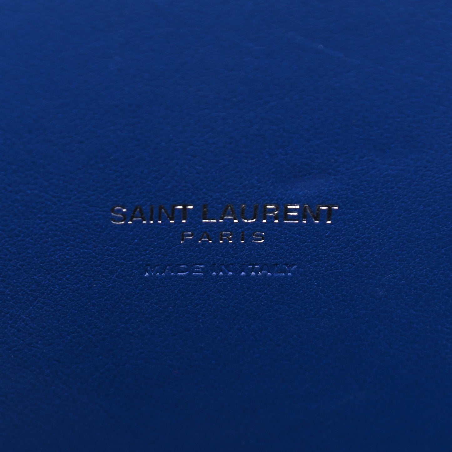 Grained Calfskin Baby Sac De Jour Flash Blue