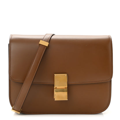 Celine Box Calfskin Medium Classic Box Flap Bag Camel 1 of 9