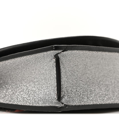 Christian Louboutin Glitter Calfskin Loubi54 Crossbody Clutch Silver 8 of 9