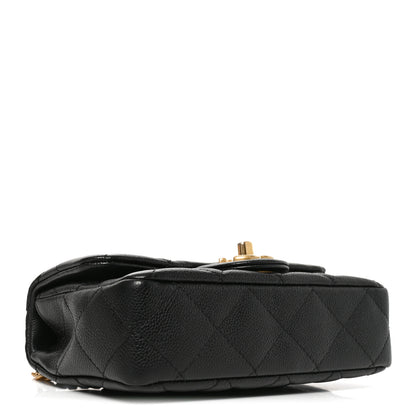 Chanel Caviar Quilted Mini Sweetheart Rectangular Flap Black 4 of 10