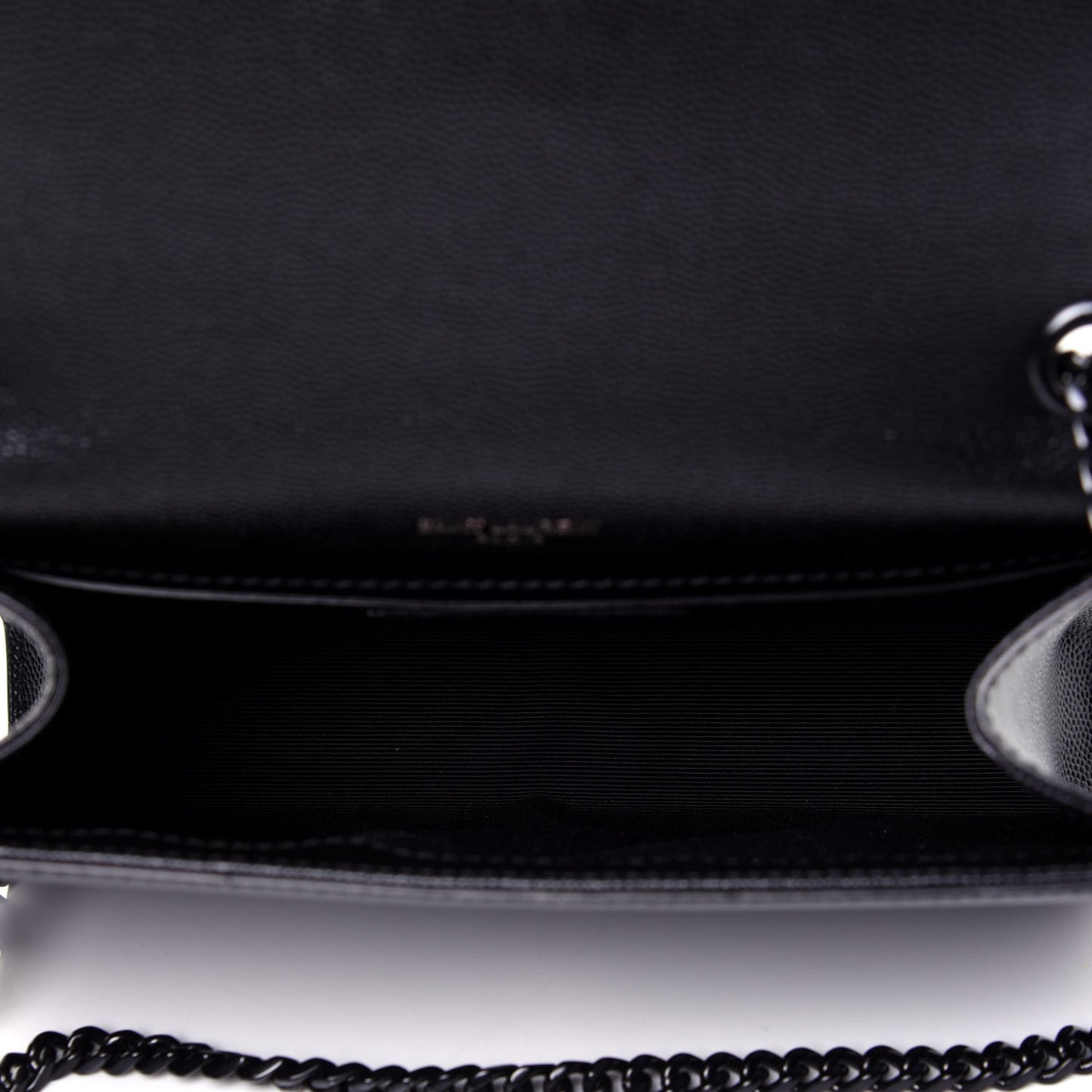 Grain De Poudre Small Monogram Kate Satchel Black