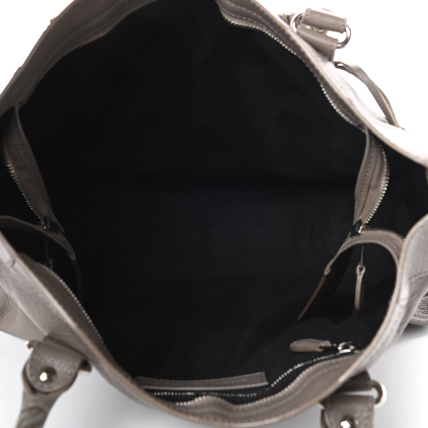 Chevre Hamilton Giant 12 Silver Hardware City Gris Poivre
