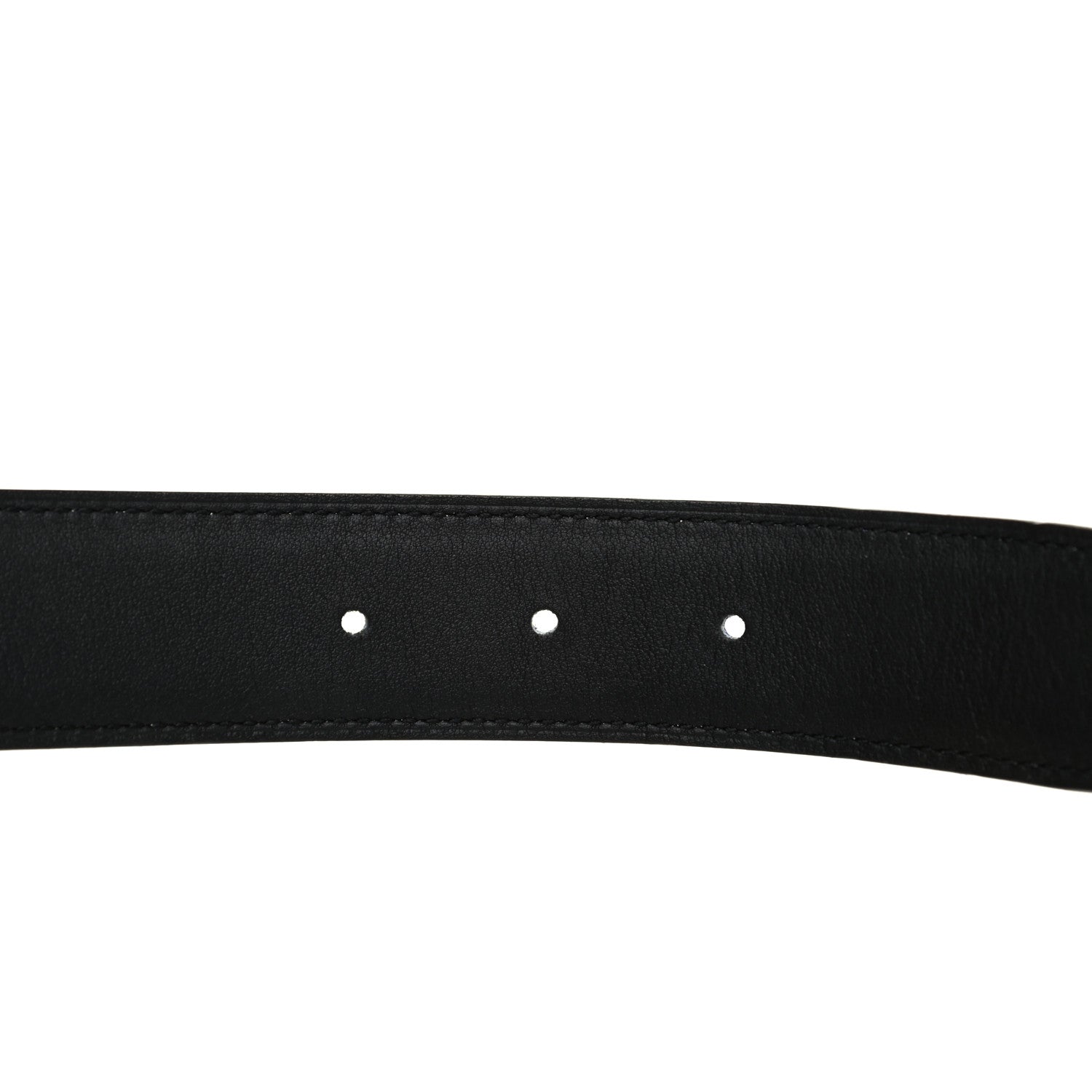 Hermes Epsom Swift 32mm Strie H Belt 95 Bleu Electrique Black 5 of 7