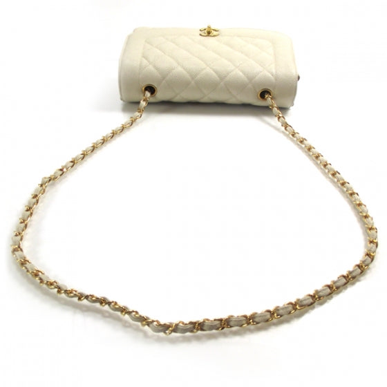 Chanel Caviar Quilted Flap Light Beige 4 of 15