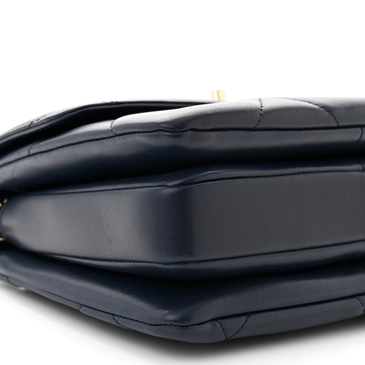 Chanel Lambskin Quilted Small Trendy CC Top Handle Flap Navy 9 of 12