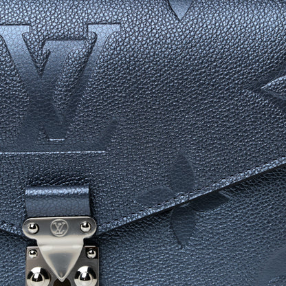 Louis Vuitton Metallic Empreinte Monogram Giant Pochette Metis Navy Nacre 6 of 10