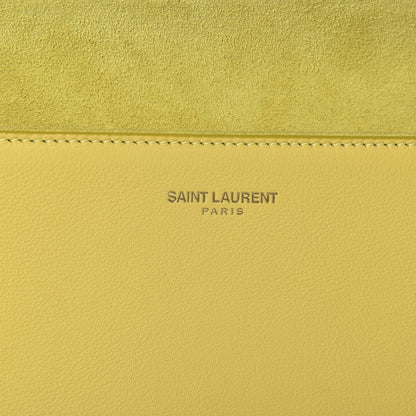Saint Laurent Calfskin Classic Y Ligne Clutch Soleil 12 of 17
