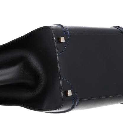 Celine Smooth Calfskin Multicolor Double Stitching Micro Luggage Black 9 of 10