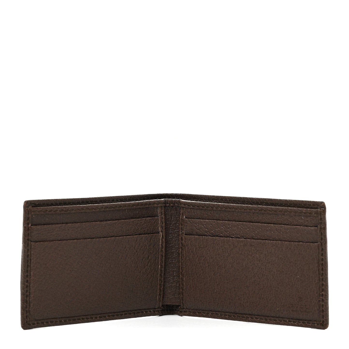 GG Supreme Monogram Web Mens Ophidia Bi-Fold Wallet Beige New Acero